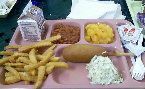 School lunch - let's train them to LIKE shitty food