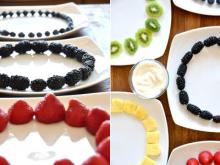 Olympic Ring Fruit Salad Photo