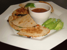 Black Bean Mushroom Quesadillas Photo