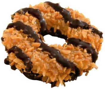 Girl Scout Samoas or Caramel DeLites