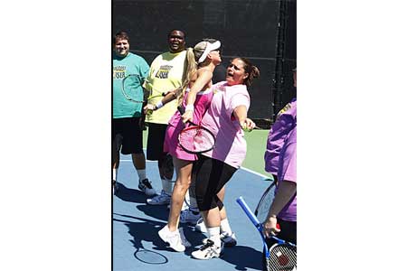 Lisa Meets Anna Kournikova