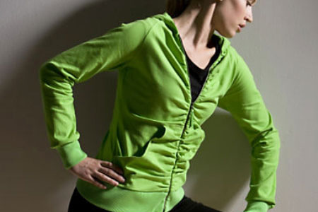 ActiveSoy Ruched Jacket by Gaiam