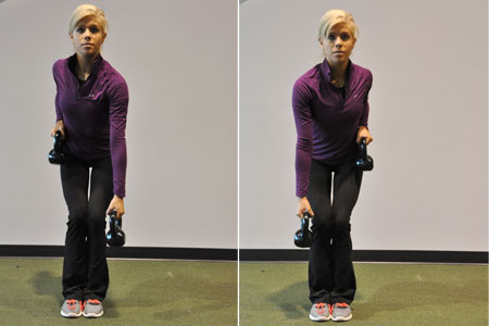 Alternating Kettlebell Row