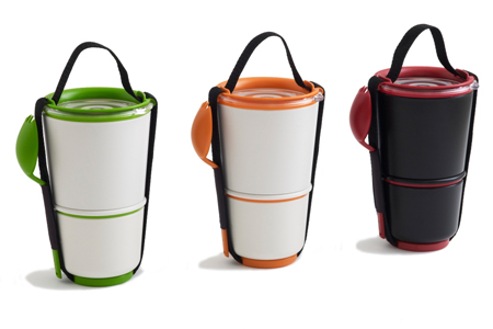 Black and Blum Lunch Pot