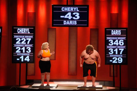 Team Orange: Cheryl and Daris