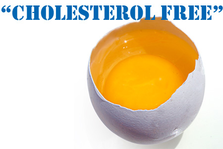Cholesterol Free Food Labels