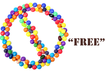 Food Items Labeled "Free"
