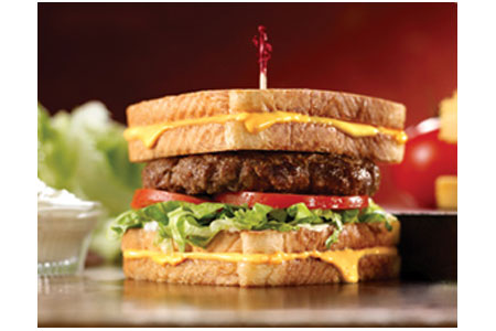 Friendly's Grilled Cheese BurgerMelt