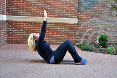 Reach-up Crunches