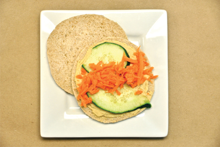 Hummus Garden Sandwich