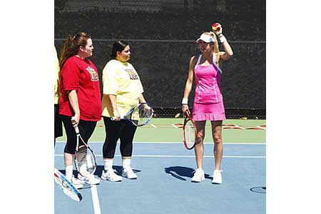 Jessica Meets Anna Kournikova