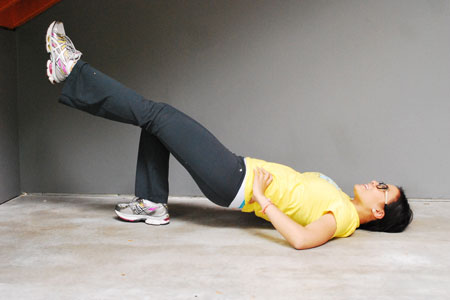 One Legged Hip Thrusts