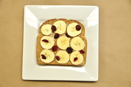 Almond Butter Banana Crazy Sandwich