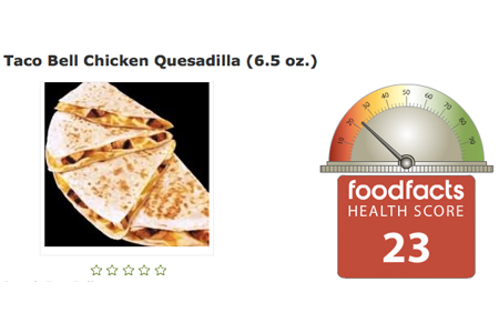 Taco Bell's Chicken Quesadilla
