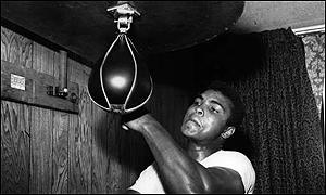 Muhammad Ali woke at 5 a.m. each day to train.