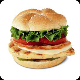 Chick-Fil-A chargrilled chicken sandwich
