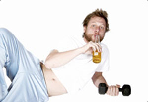 exercise and beer