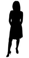 womans silhouette