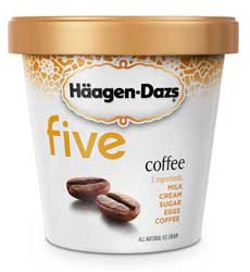 haagen dazs five coffee