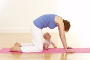 yoga with baby