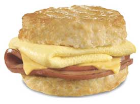 hardees fried bologna biscuit
