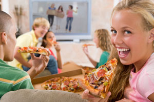 teen pizza party