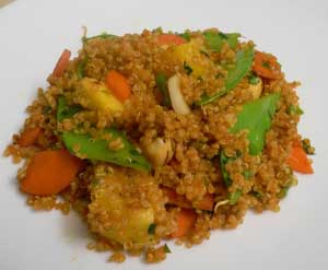 red curry quinoa