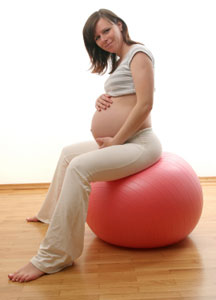 pregnancy fitness ball