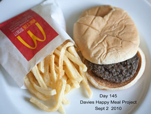 McDonald's Hamburger after 145 Days