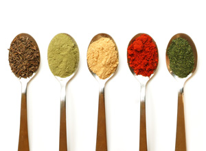 Different types of spice