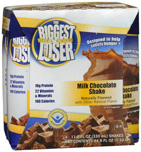The Biggest Loser Meal Replacement Shakes 4-pack Milk Chocolate