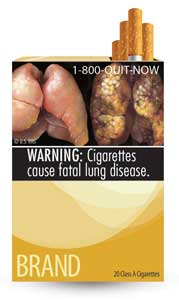new FDA tobacco warning label