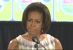 Michelle Obama at MyPlate Unveiling 