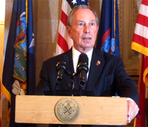 Michael Bloomberg at Annoucement of Local Food Bill