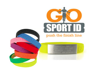 Go Sport ID Wrist bands and logo