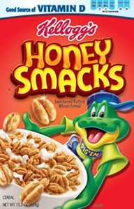 Honey Smacks Cereal Box