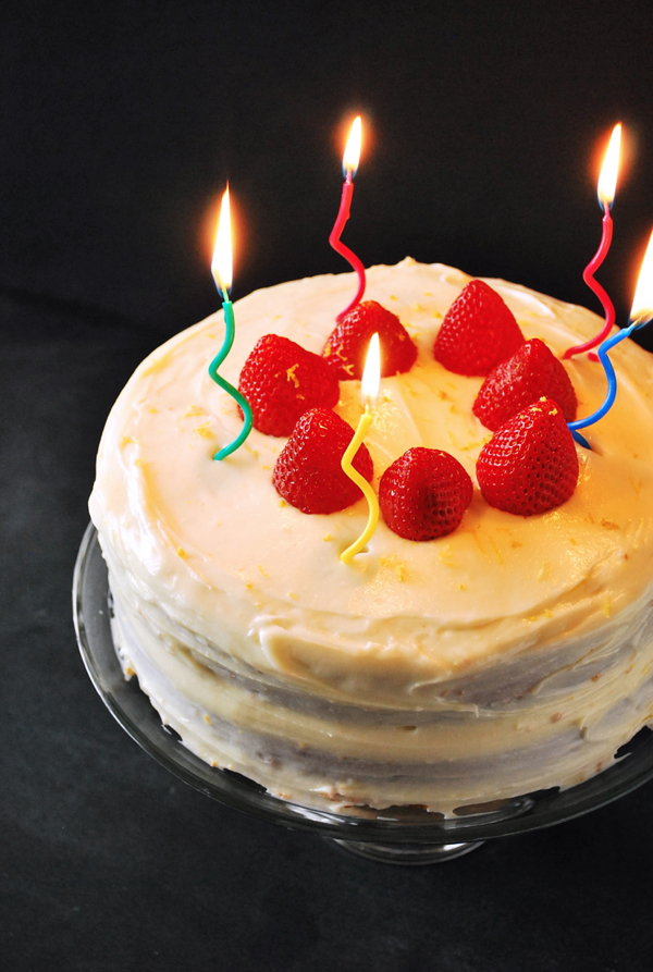 Strawberry Lemonade Birthday Cake
