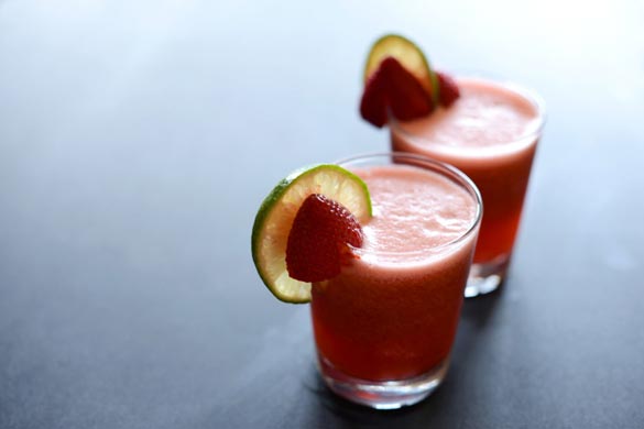 strawberry lime agua fresca