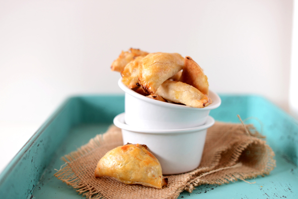 chicken pot pie empanada