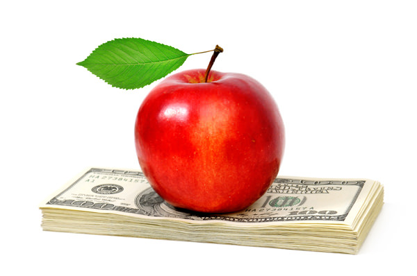 apple and money