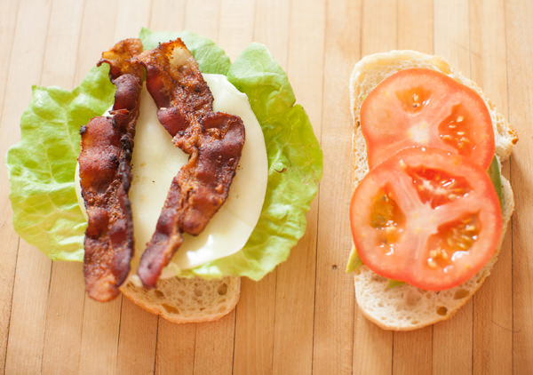 club sandwich bacon