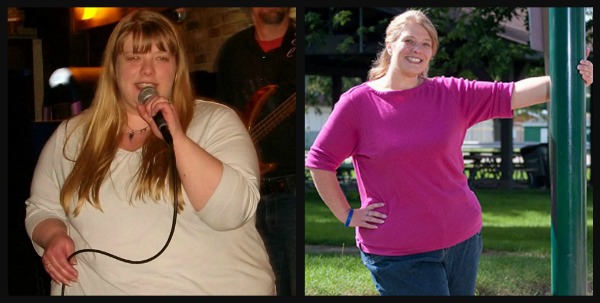K Raske Before and After weight loss