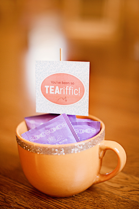 tea gift tag