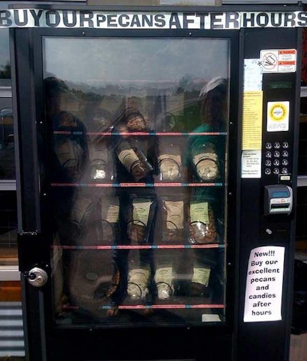 Pecan vending machine