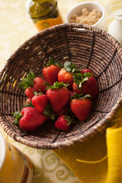 strawberries balsamic