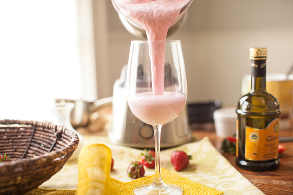 strawberry milkshake balsamic