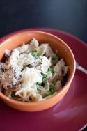 Creamy Parmesan White Wine Sauce with Pasta Photo