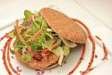 Salmon Burger from Biggest Loser Resort Photo