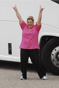 Abby Rike arrives at the Biggest Loser!