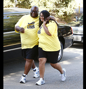 SunShine and O'Neal Hampton Arrive At Biggest Loser Ranch